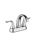 4" Lever Handle Brass Lavatory Faucet